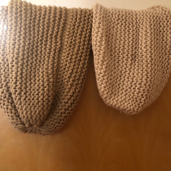 Round Washable Wool Pouffe Covers - Used Once - Picture 2 of 2